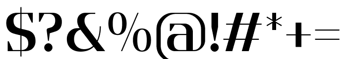 Flatory Serif SemiBold Font OTHER CHARS