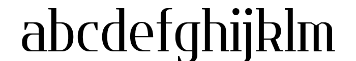 Flatory Serif SemiCondensed Font LOWERCASE