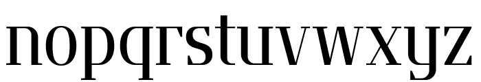 Flatory Serif SemiCondensed Font LOWERCASE