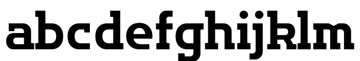 Flatory Slab Bold Font LOWERCASE