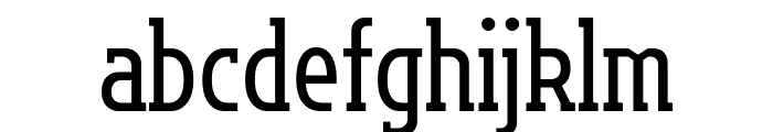 Flatory Slab Condensed Font LOWERCASE