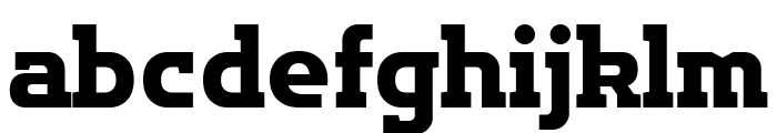 Flatory Slab ExtraBold Font LOWERCASE