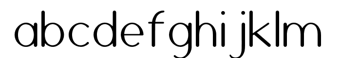 Flattery Font LOWERCASE