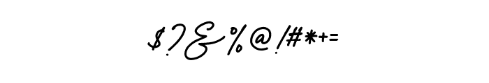 Flaura Script Font OTHER CHARS