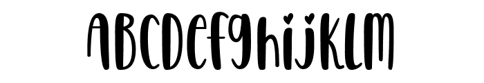 Flauryn Font LOWERCASE