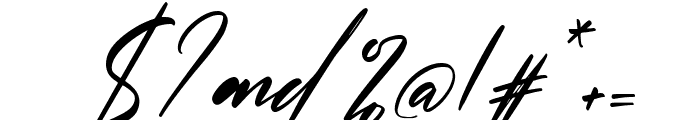 Flaviola Italic Font OTHER CHARS
