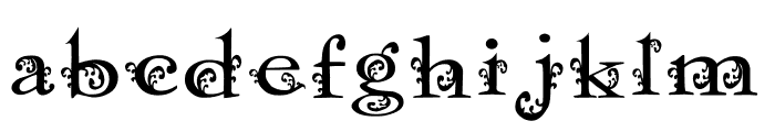 Flaviore Font LOWERCASE