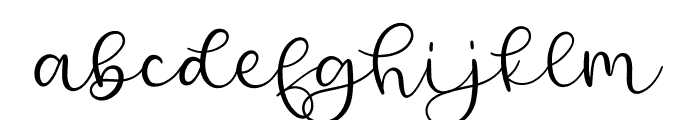 FlawlessFairytale2 Regular Font LOWERCASE