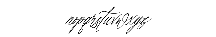 Flawvess Italic Font LOWERCASE