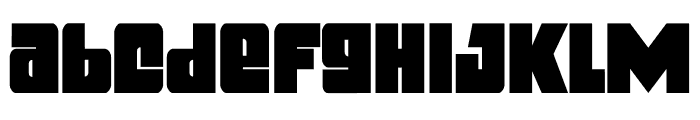 Flazy Font LOWERCASE