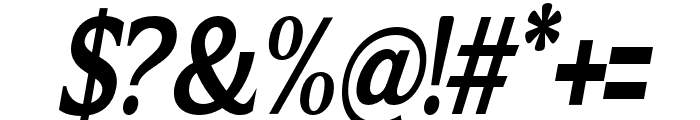 Flektura Italic Font OTHER CHARS