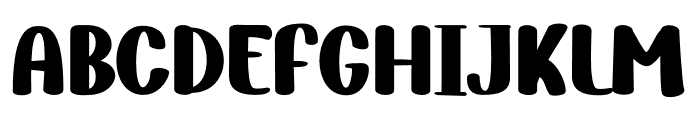 Flephy Regular Font UPPERCASE