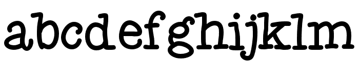 Fletcher-Regular Font LOWERCASE