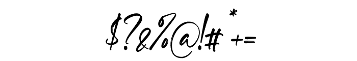 Fletchers Italic Font OTHER CHARS