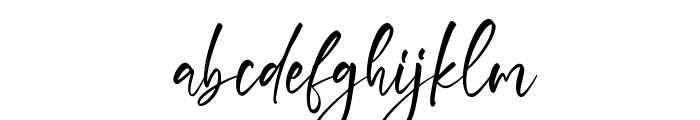 Fletchers Italic Font LOWERCASE