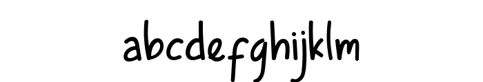 Fleur Rouge Regular Font LOWERCASE