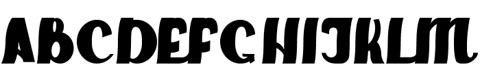 Flexy Bleish Regular Font UPPERCASE