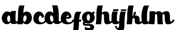 Flexy Bleish Regular Font LOWERCASE
