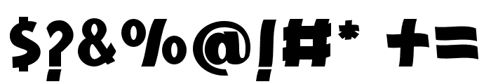 FlexyBleish-Regular Font OTHER CHARS