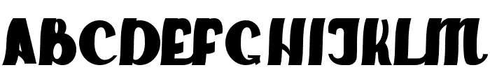 FlexyBleish-Regular Font UPPERCASE