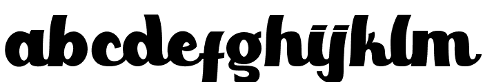 FlexyBleish-Regular Font LOWERCASE