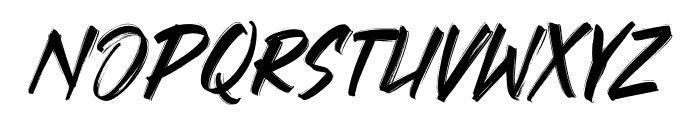 FlickWaver Regular Font UPPERCASE