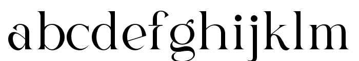 Fligen Regular Font LOWERCASE