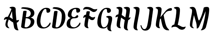 Flindrich Regular Font UPPERCASE