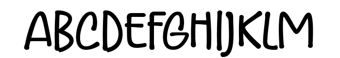 Flirtpop Font UPPERCASE