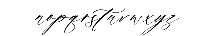 Flomeshine Brigters Italic Font LOWERCASE