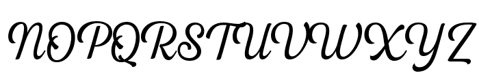 Flonday Script Regular Font UPPERCASE