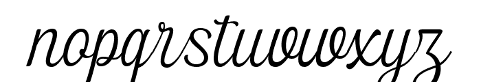 Flonday Script Thin Font LOWERCASE