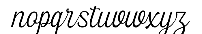 Flonday Script Variable Thin Font LOWERCASE