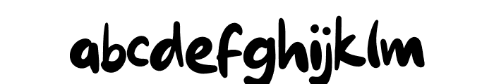 Floopy Blop Font LOWERCASE