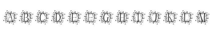 Flora Crest Monogram FONT