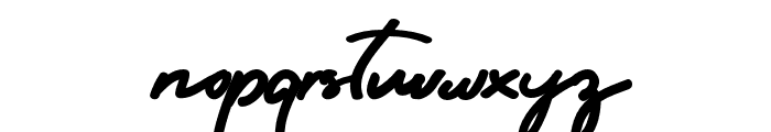 Flora Script Font LOWERCASE