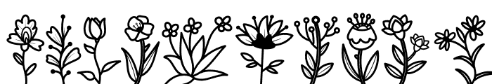 Flora  Set Font OTHER CHARS