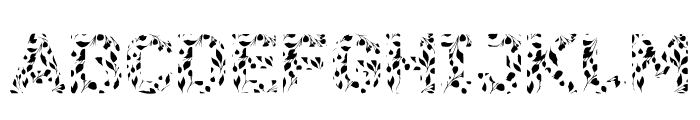 Flora Font UPPERCASE