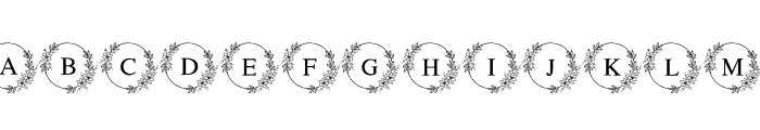 Floral Elegance Monogram FONT