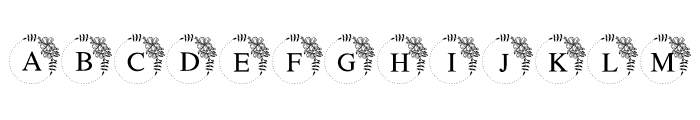Floral Grace Monogram FONT
