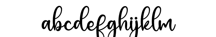 Floral Heart Font LOWERCASE