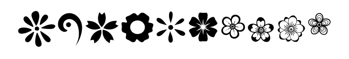 Floral Motif Font OTHER CHARS