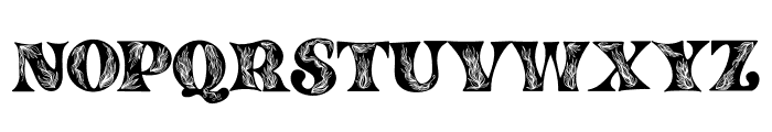 Floral Vintage Font LOWERCASE