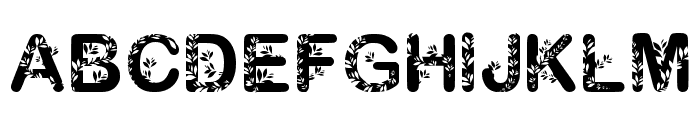 Floral3 Regular Font LOWERCASE