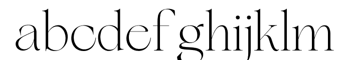 Floreal Font LOWERCASE