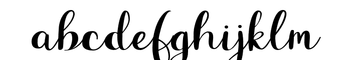 Florence Font LOWERCASE