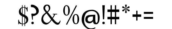 Florenchya Serif Font OTHER CHARS