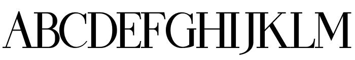Florenchya Serif Font UPPERCASE