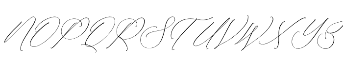 Florens Script Italic Font UPPERCASE