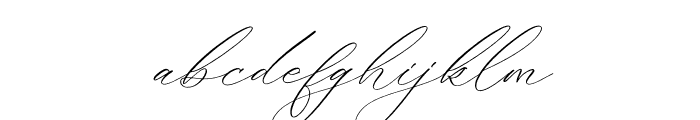 Florens Script Italic Font LOWERCASE
